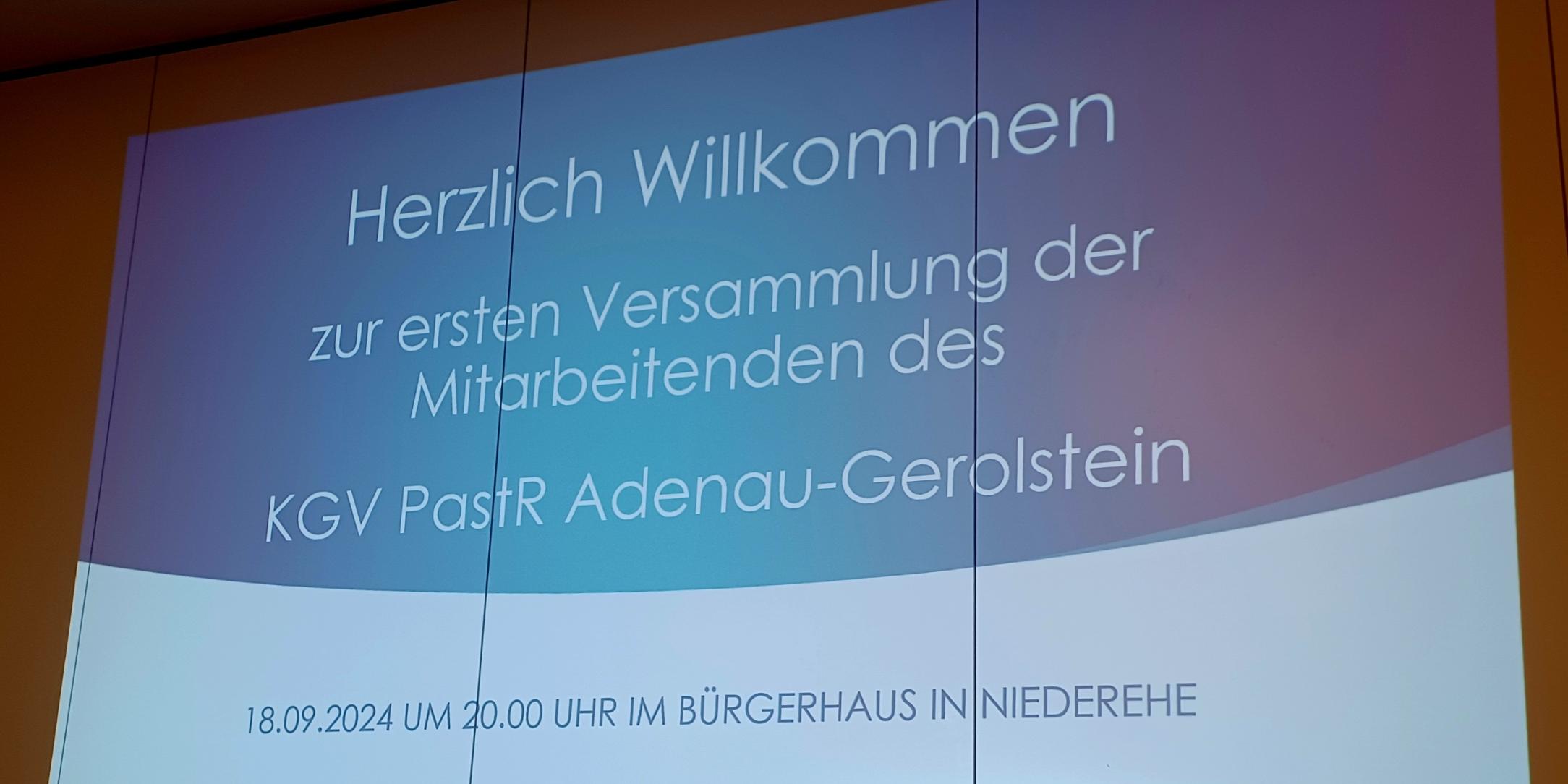 Erste Mitarbeiterversammlung