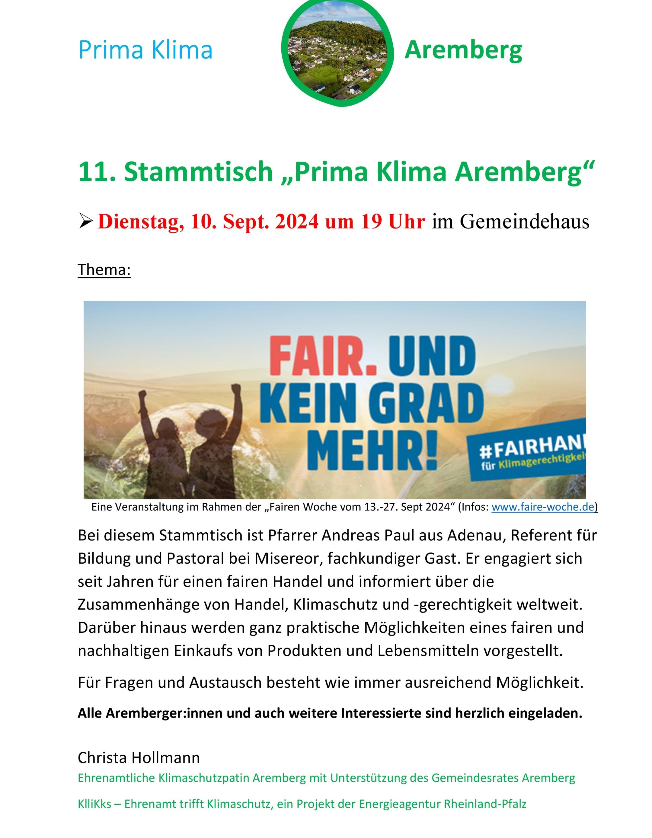 Prima Klima Aremberg_Stammtisch 10.Sept.2024_Fair_Pfarrer Paul